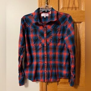 Women’s Panhandle Slim western shirt, large